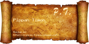 Pippan Timon névjegykártya